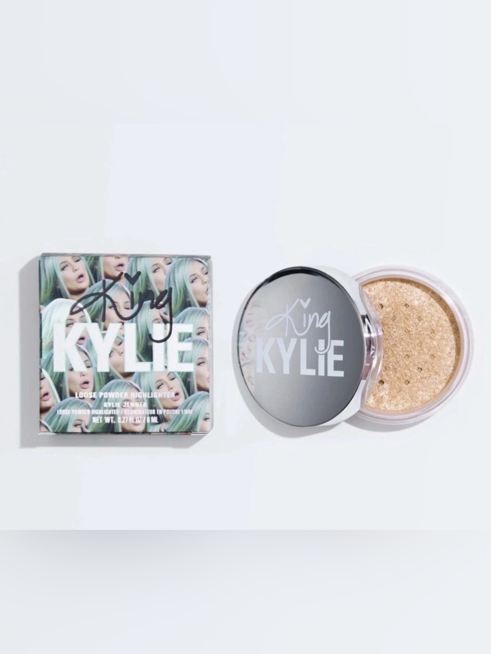 Kylie Cosmetics King Loose Powder Highlighter - Shimmering Gold